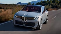 BMW iX3 prototype exterior front three quarter dynamic