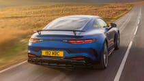 Mercedes-AMG GT 63 S E Performance exterior rear three quarter dynamic