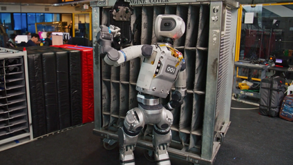 Frame from a Boston Dynamics video of Atlas robot, deployed by Hyundai