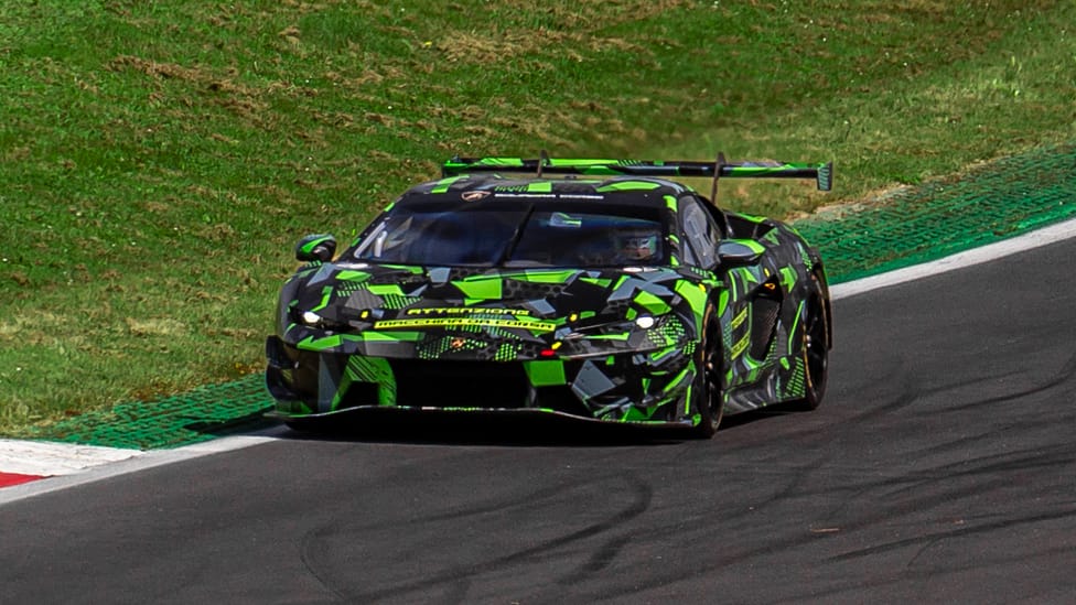 Lamborghini Temerario GT3 spy shot 2025