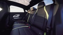 Mercedes CLA back seats