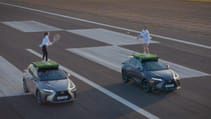 Lexus NX tennis rally Guinness World Record