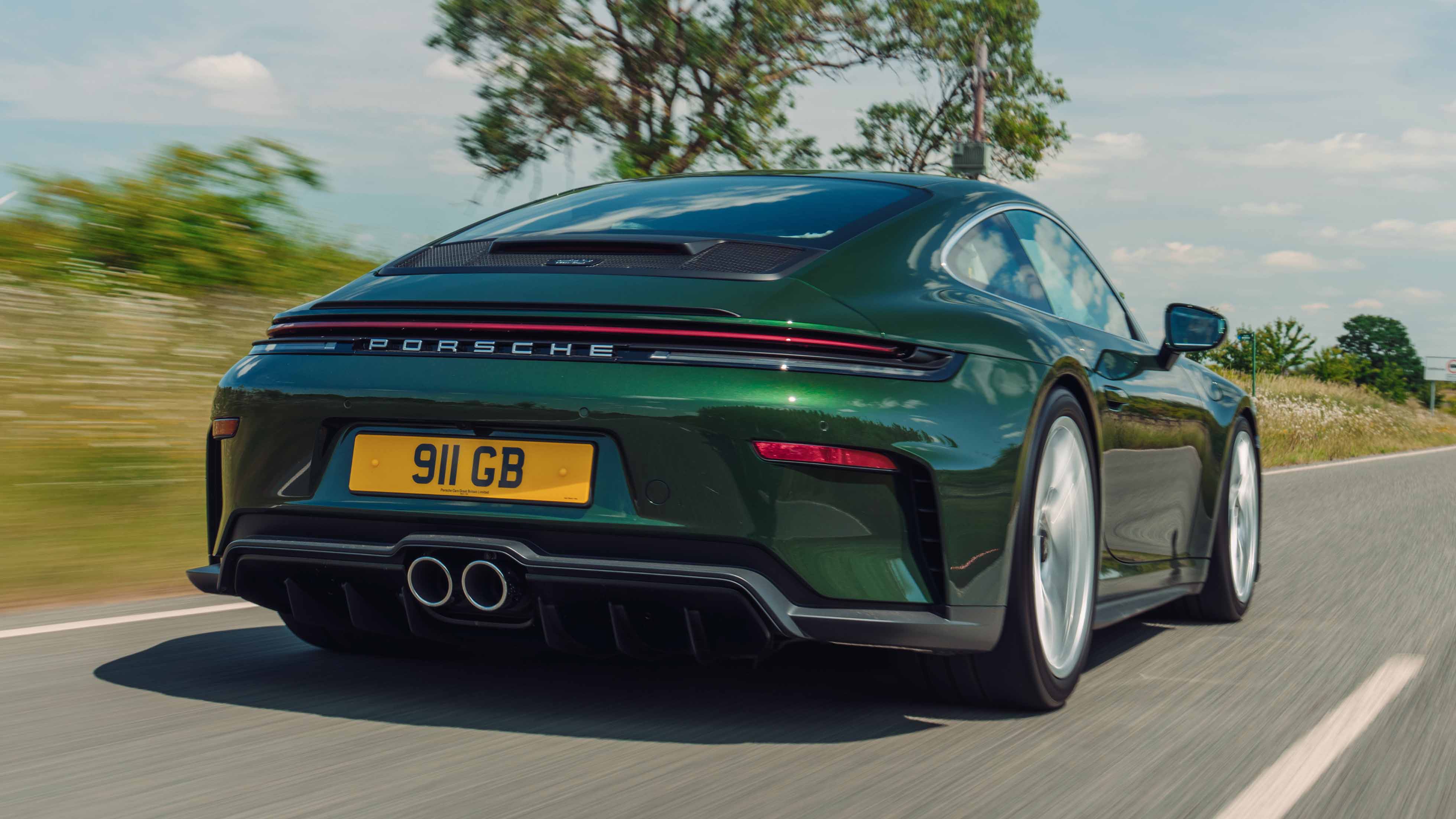 Porsche 911 GT3 (992.2) exterior rear three quarter