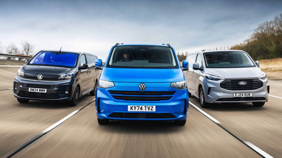 Vauxhall Vivaro, Ford Transit, Volkswagen Transporter