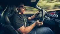 Ford Mustang GTD driving