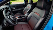 Nissan Kicks interior front seats