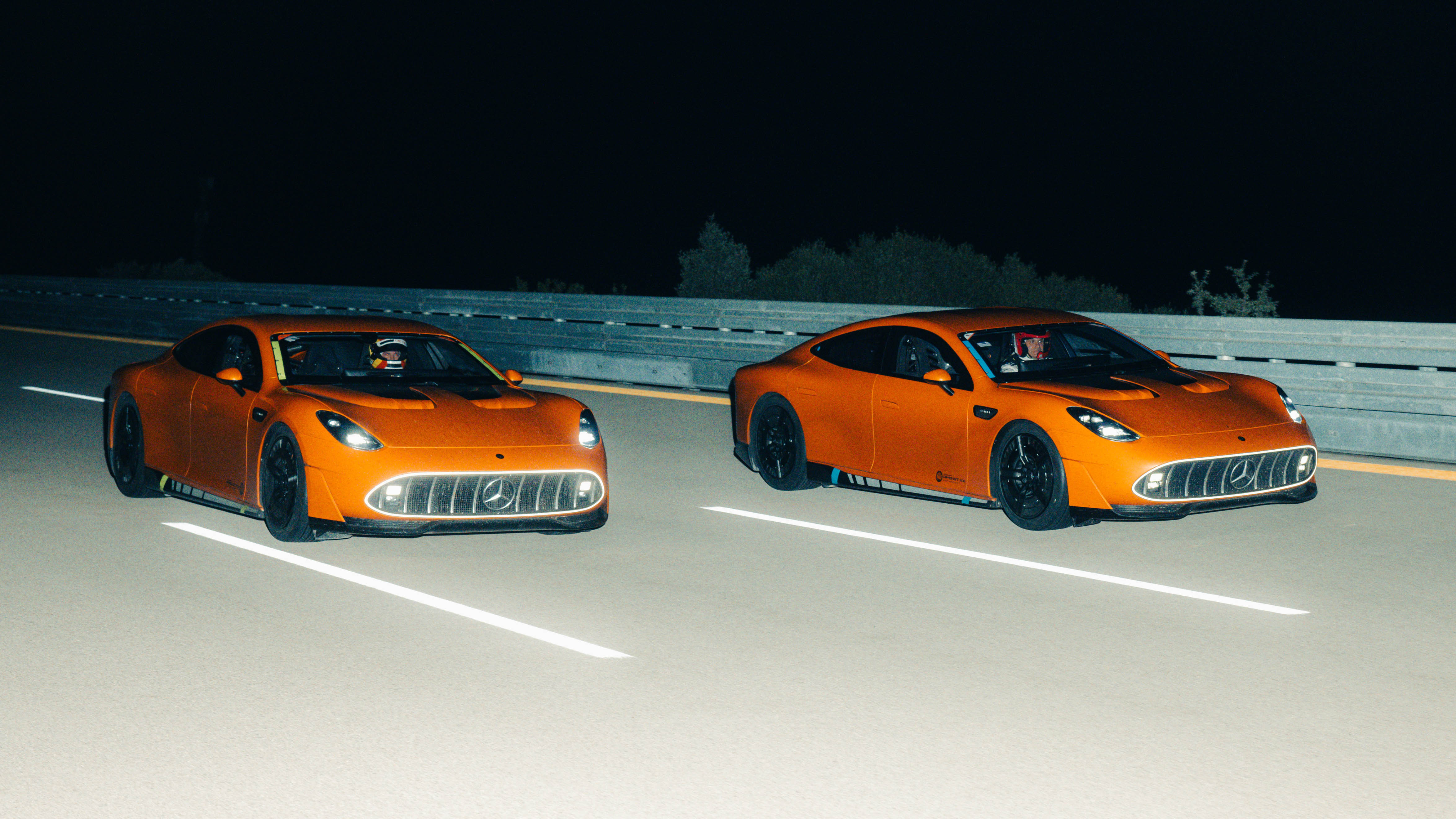 Mercedes has set a new EV record by driving its Concept AMG GT XX over  3,400 miles in 24 hours | Top Gear