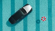 Rolls-Royce Phantom swimming pool