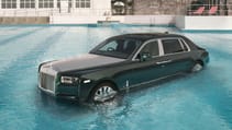 Rolls-Royce Phantom swimming pool