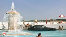 Rolls-Royce Phantom swimming pool