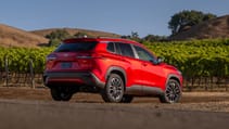 2026 Toyota Corolla Cross soul red rear