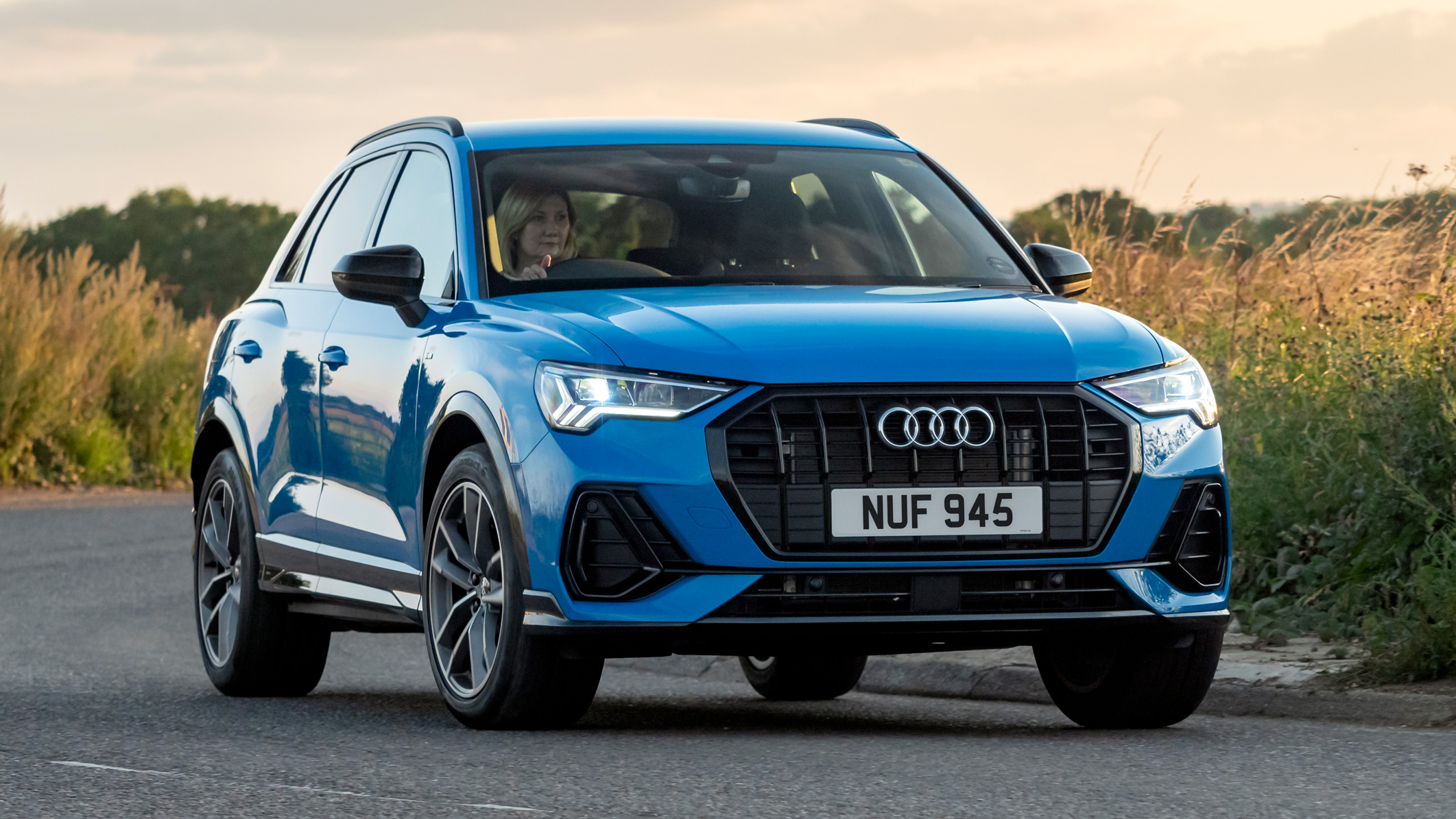 Audi Q3 review cornering front