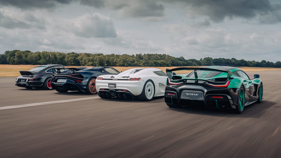 Koenigsegg Bugatti Rimac Singer Top Gear interview