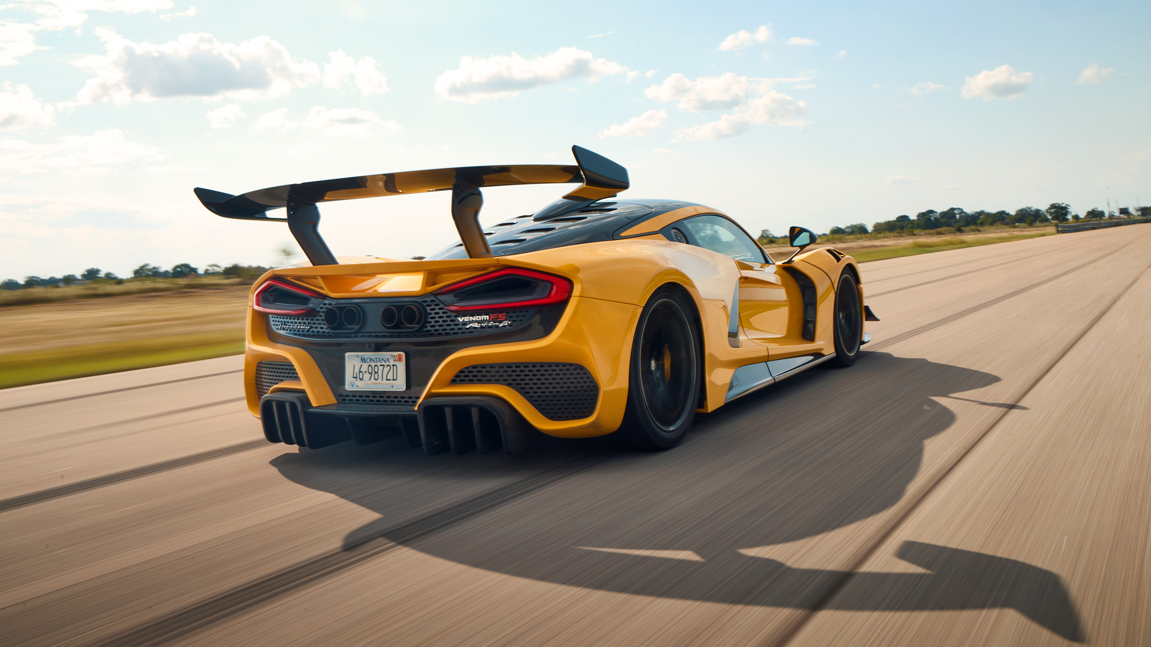 Hennessey F5 Venom Revolution Evo rear wing