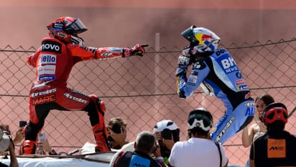 The Marquez brothers must ride around together on the same bike