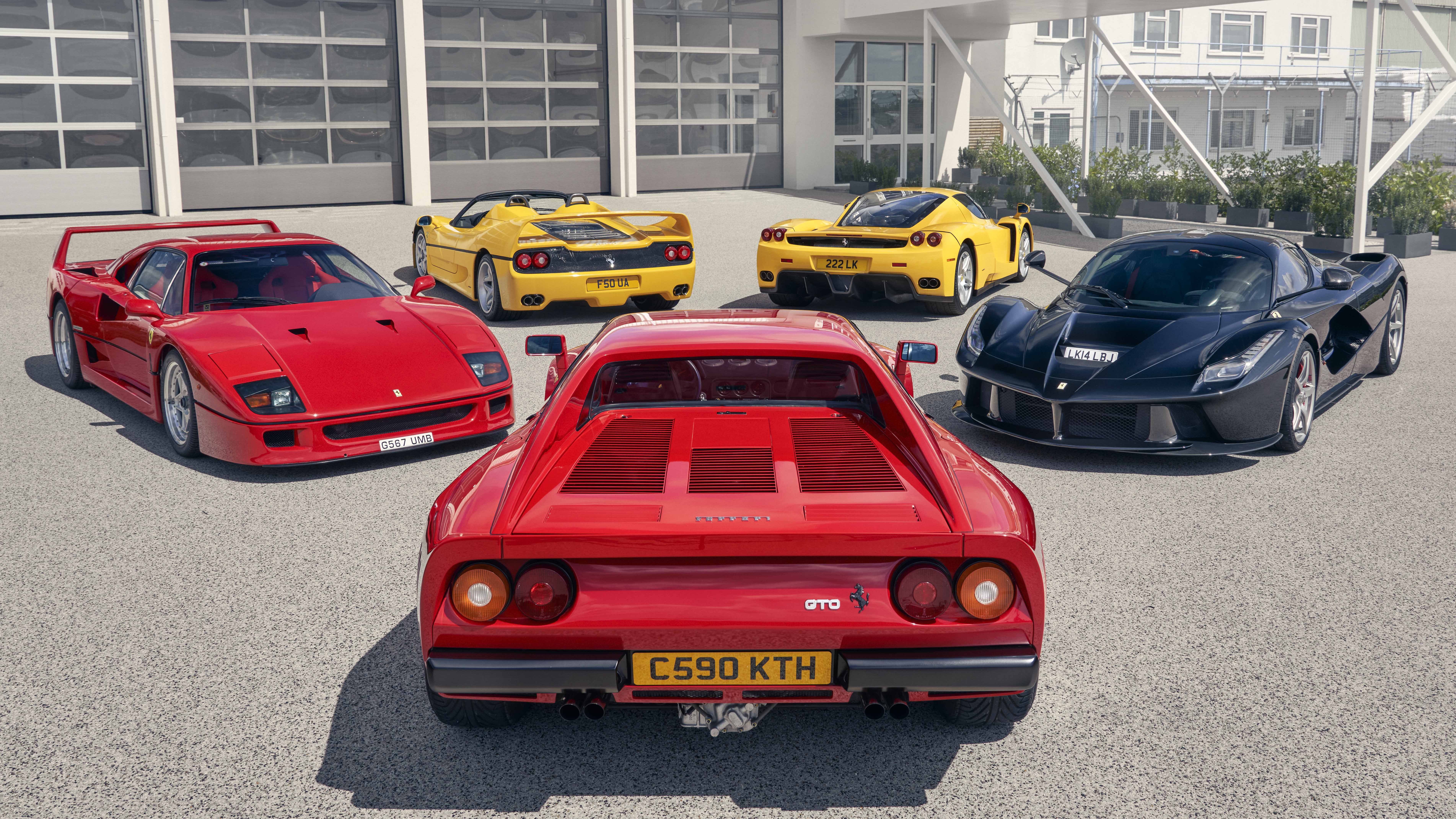 Ferrari 288 GTO, F40, F50, Enzo, LaFerrari