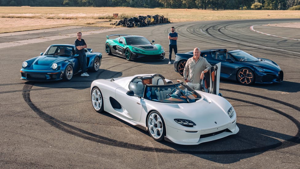 Top Gear Koenigsegg Bugatti Rimac Singer interview