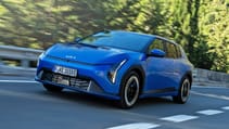 Kia EV4 hatchback blue