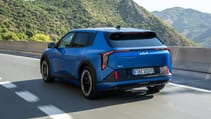 Kia EV4 hatchback blue