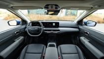 Kia EV4 hatchback blue interior