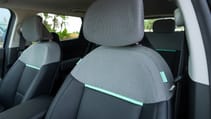 Kia EV4 hatchback blue interior