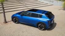 Kia EV4 hatchback blue 