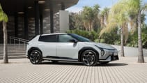 Kia EV4 hatchback grey front