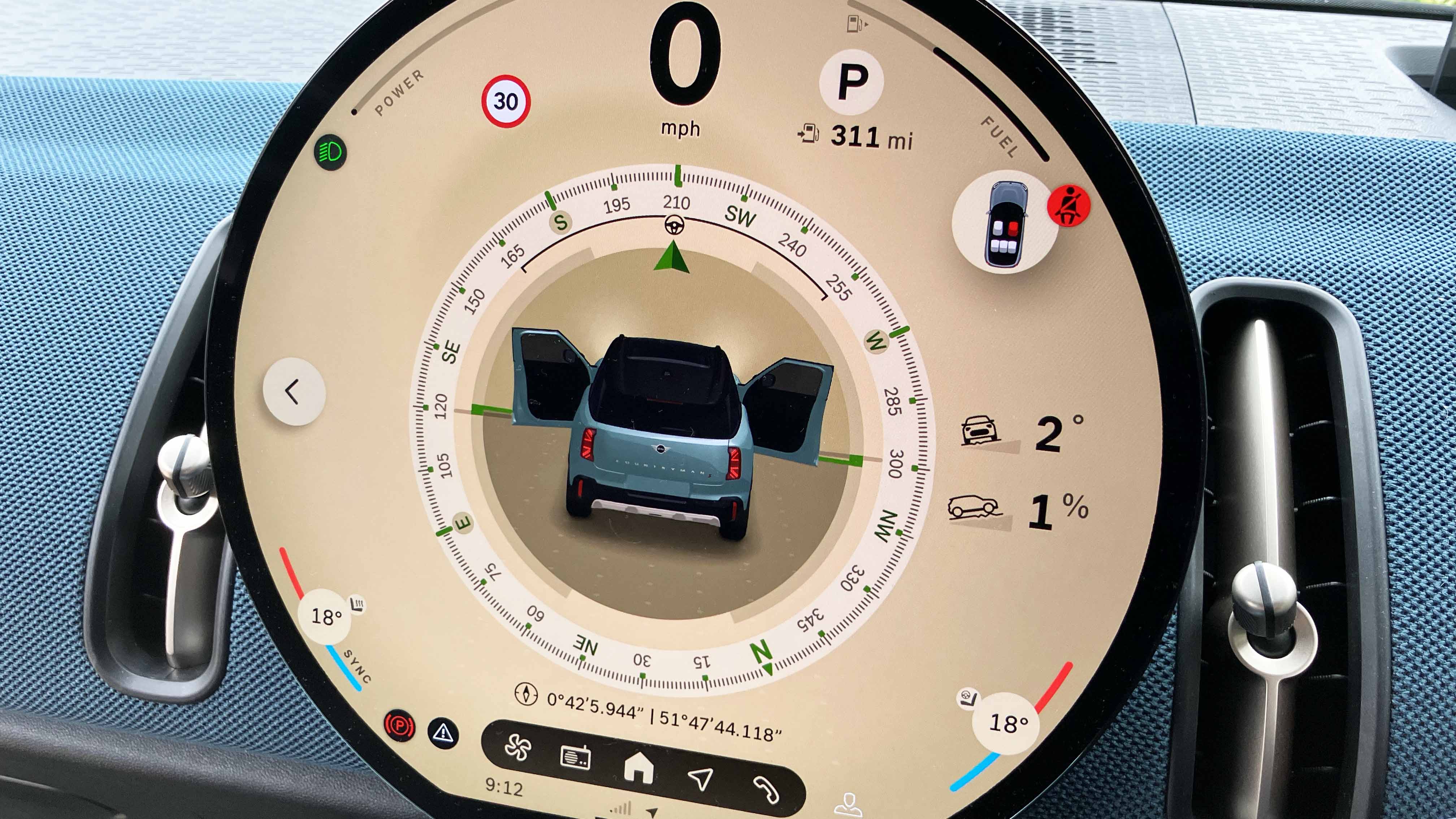 Mini Countryman C Exclusive, trail experience mode