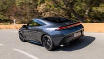 2025 Honda Prelude grey rear cornering