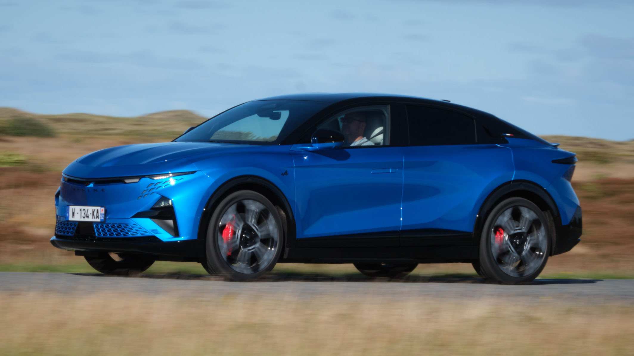 Alpine A390 GTS exterior side