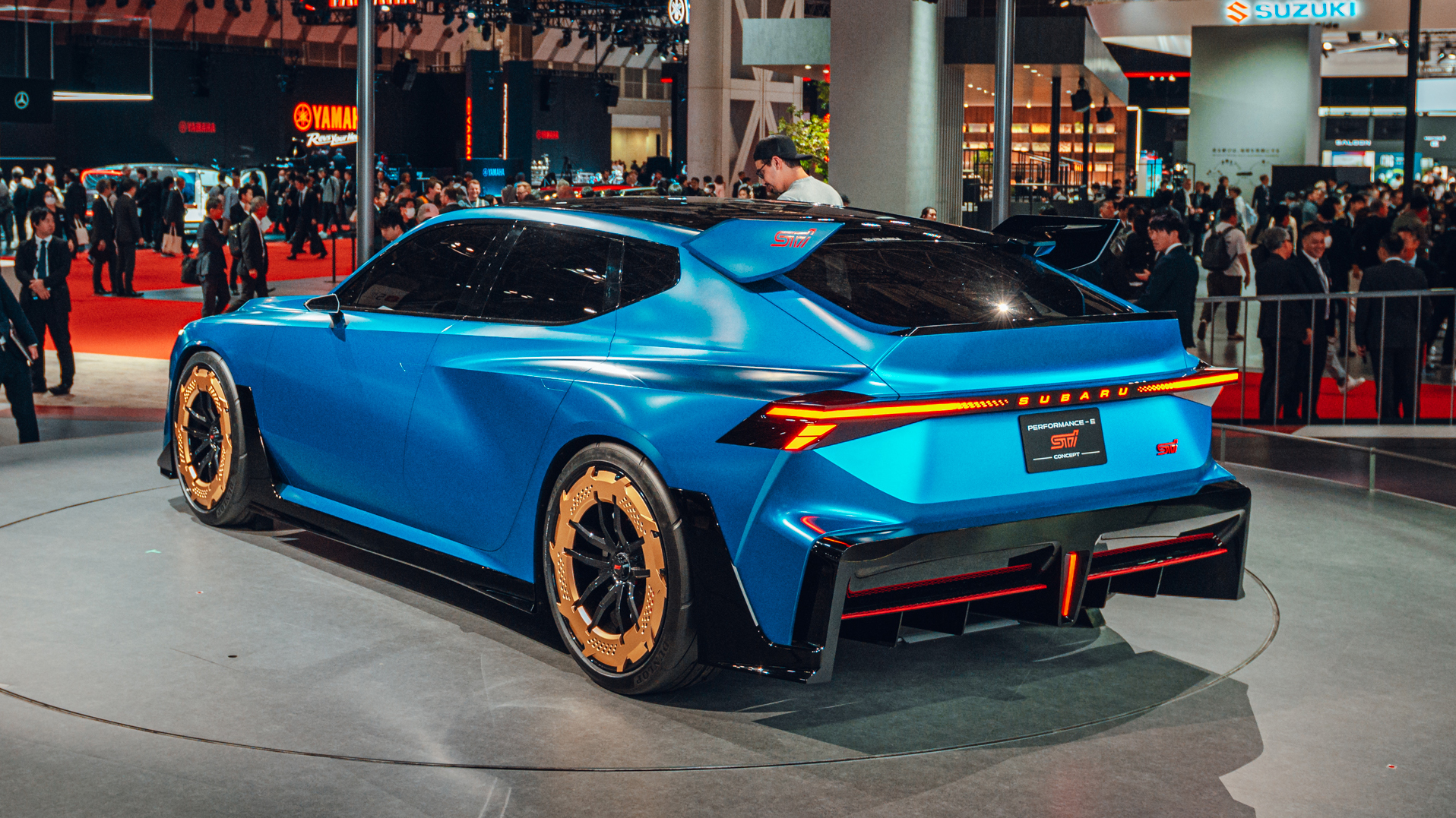 Subaru Performance-E STI concept Top Gear Toby Thyer