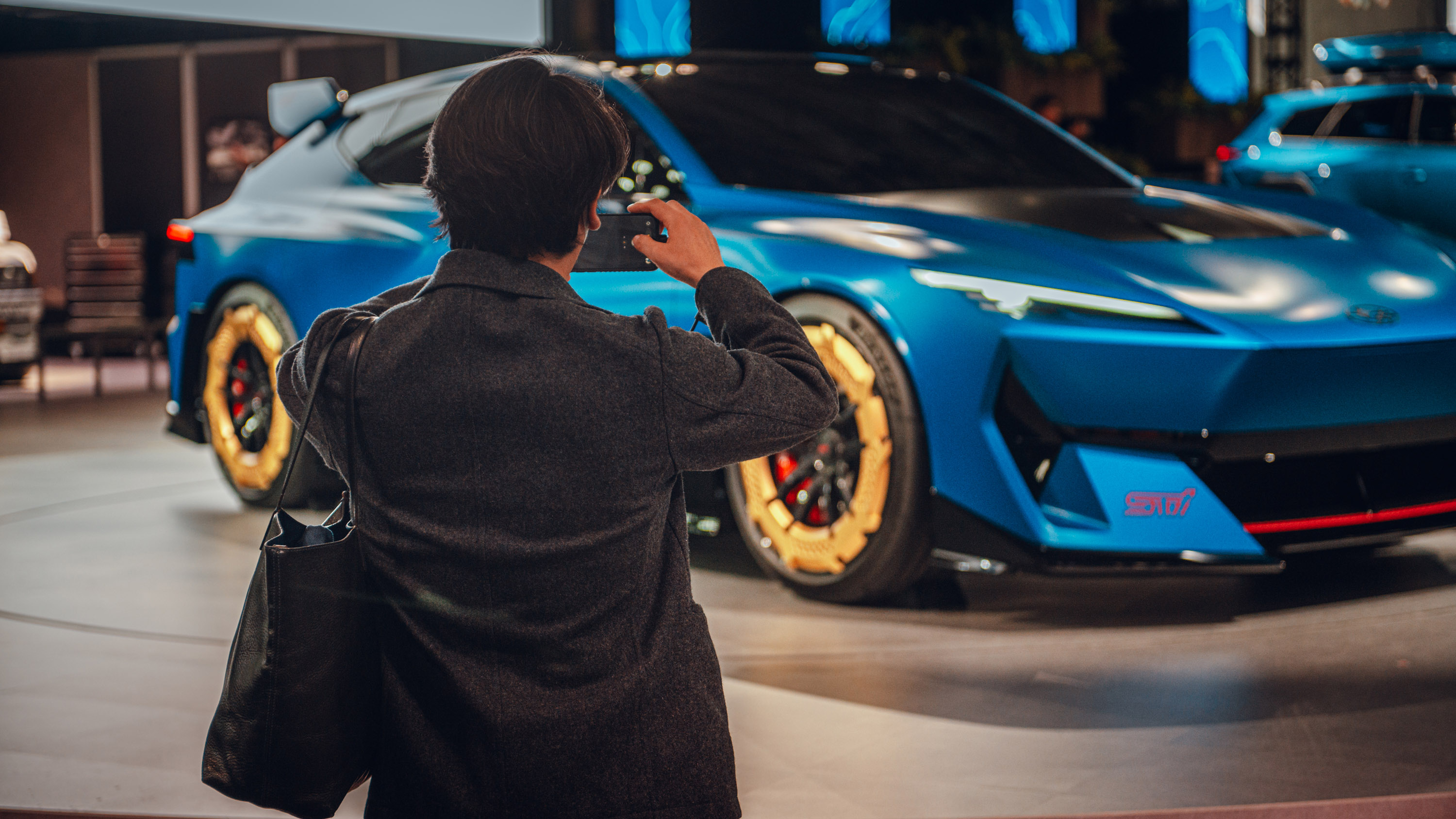 Subaru Performance-E STI concept Top Gear Toby Thyer