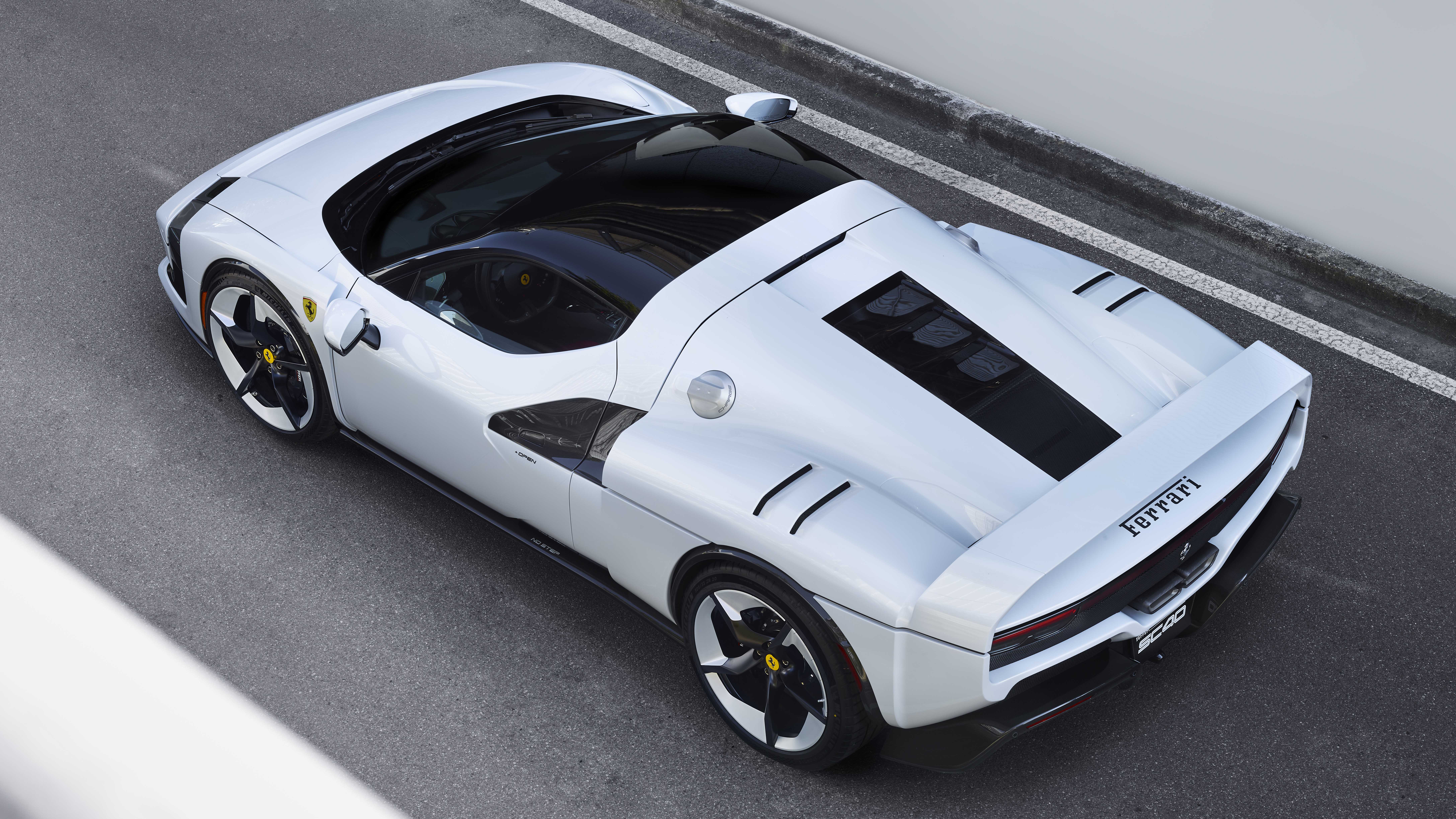 This is the new, one-off Ferrari SC40, and it's a V6-engined