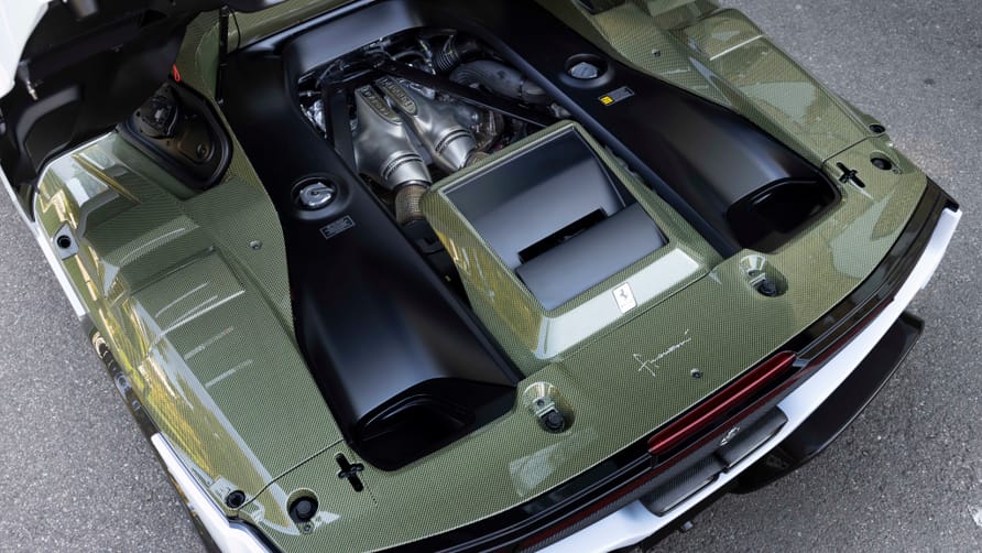 페라리 SC40 V6 하이브리드 엔진 이미지