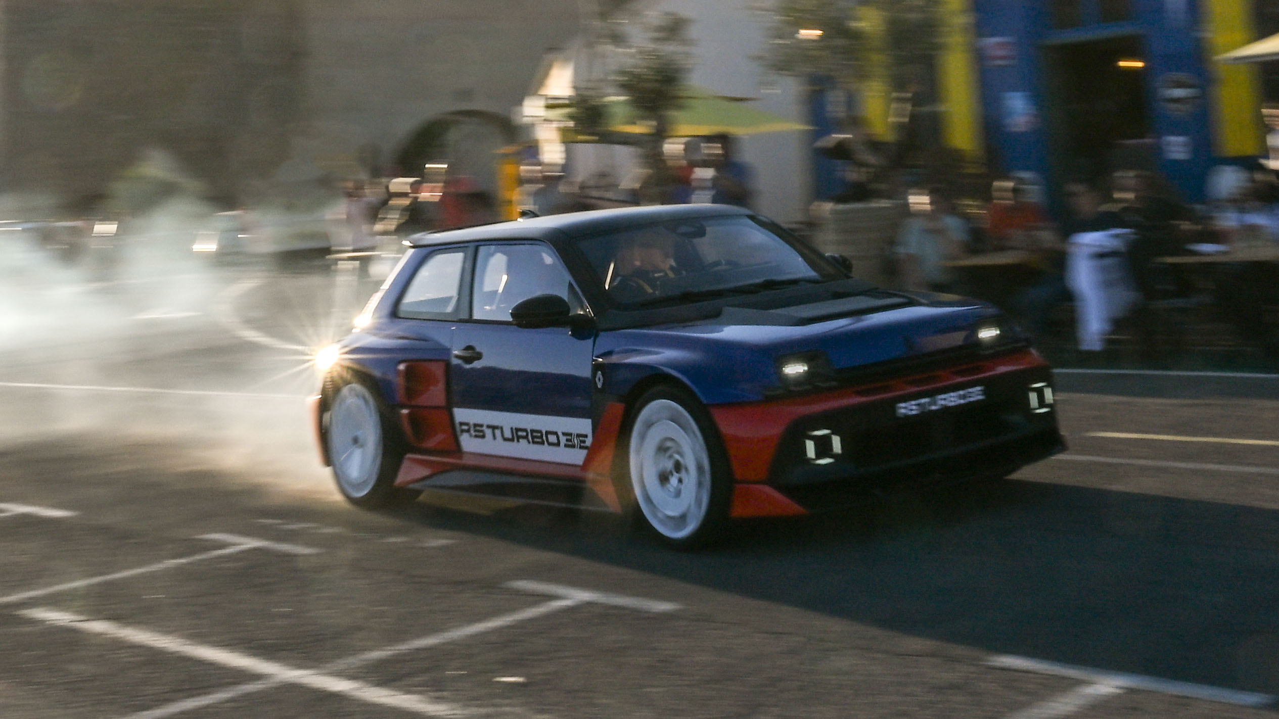 Renault 5 Turbo 3E passenger ride Top Gear