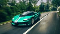 Ferrari 296 Speciale green front tracking