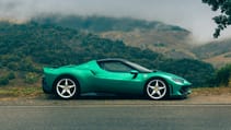 Ferrari 296 Speciale green side profile
