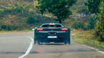 Ferrari 296 Speciale green burnout
