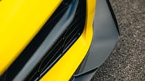 Corvette Z06 yellow aero flick