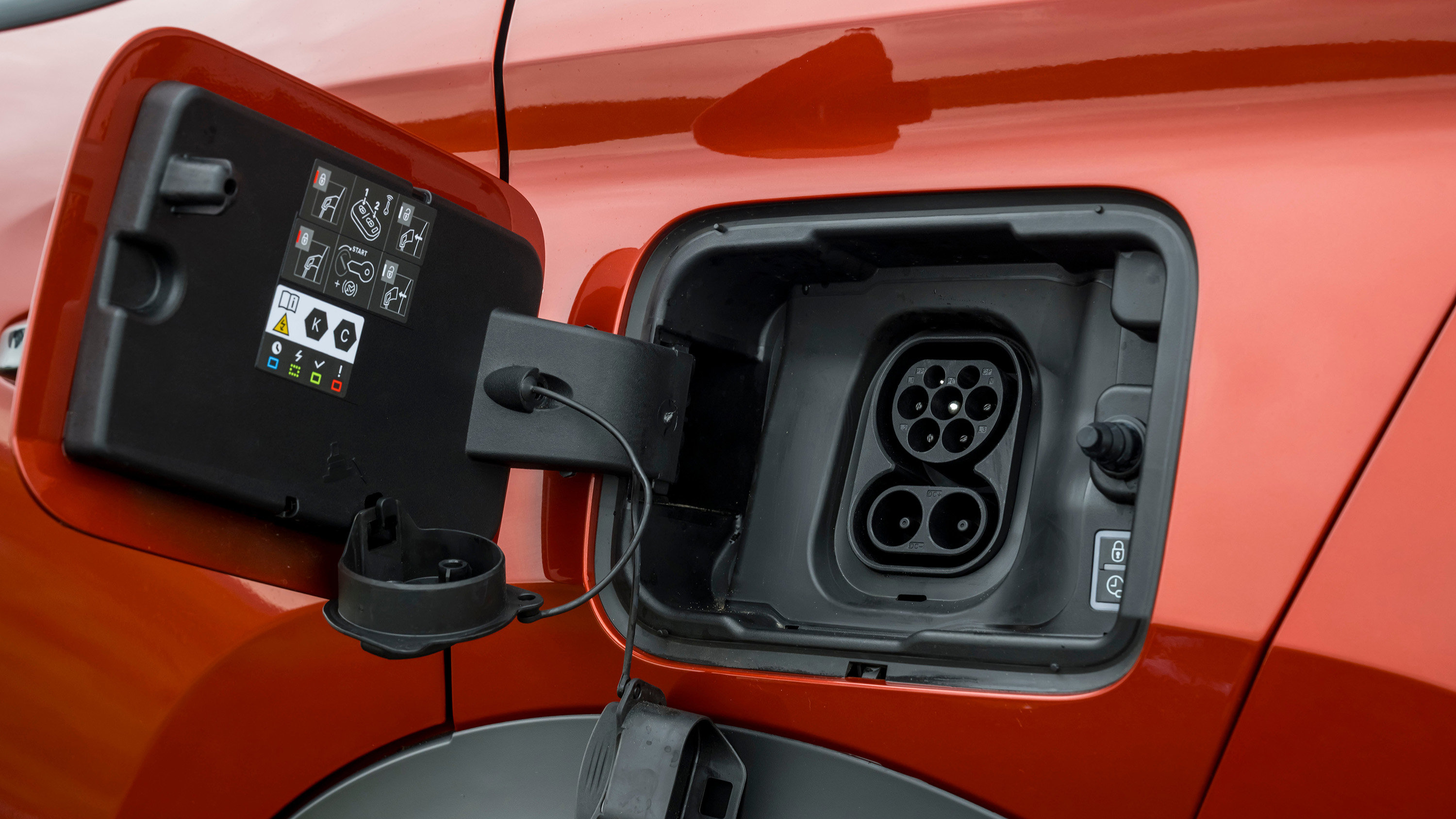 Vauxhall Frontera Electric charging port