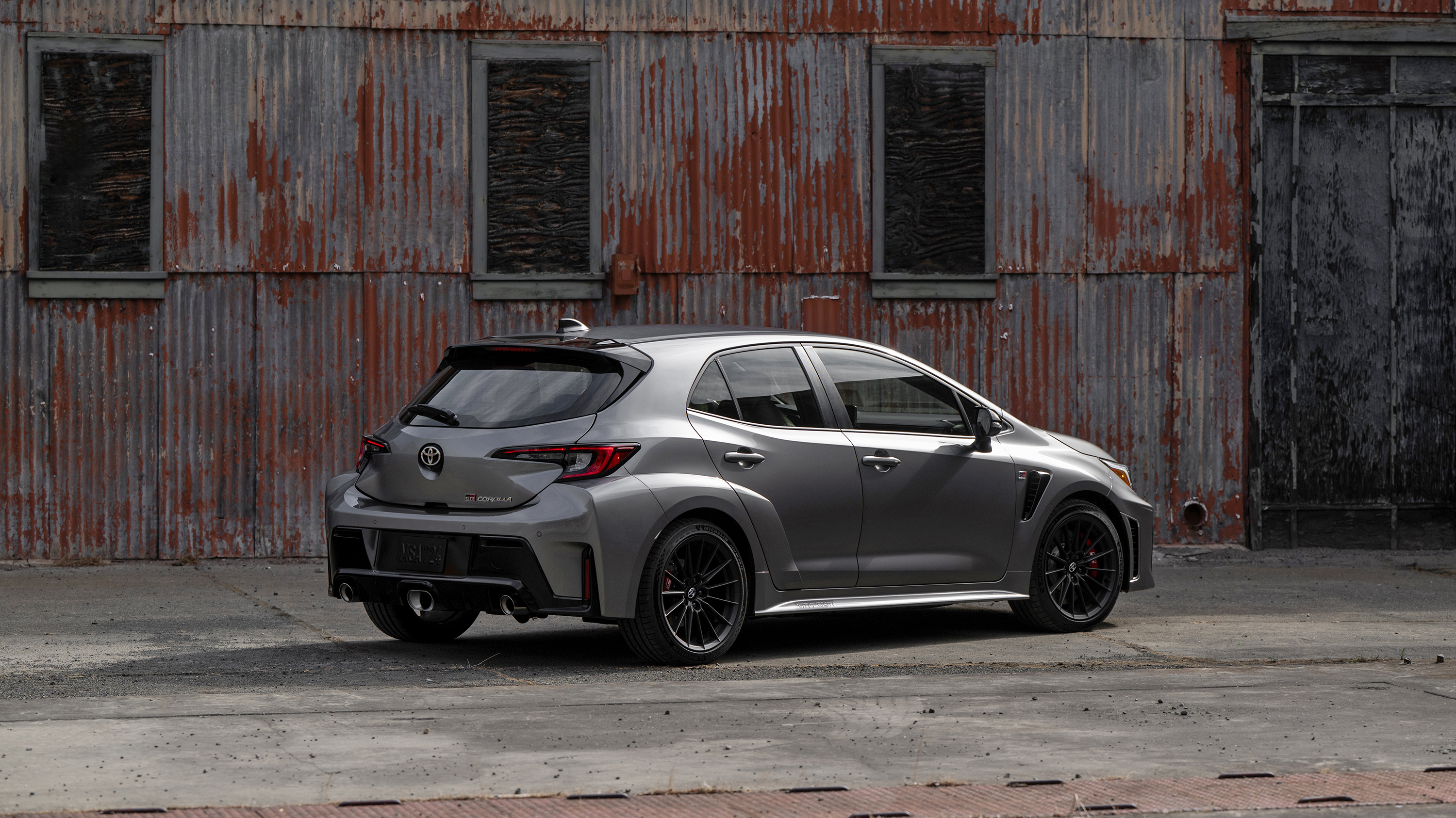 2026 Toyota GR Corolla grey rear static