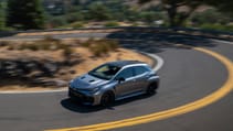 2026 Toyota GR Corolla grey cornering