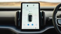 Volvo EX30 Cross Country UK portrait touchscreen