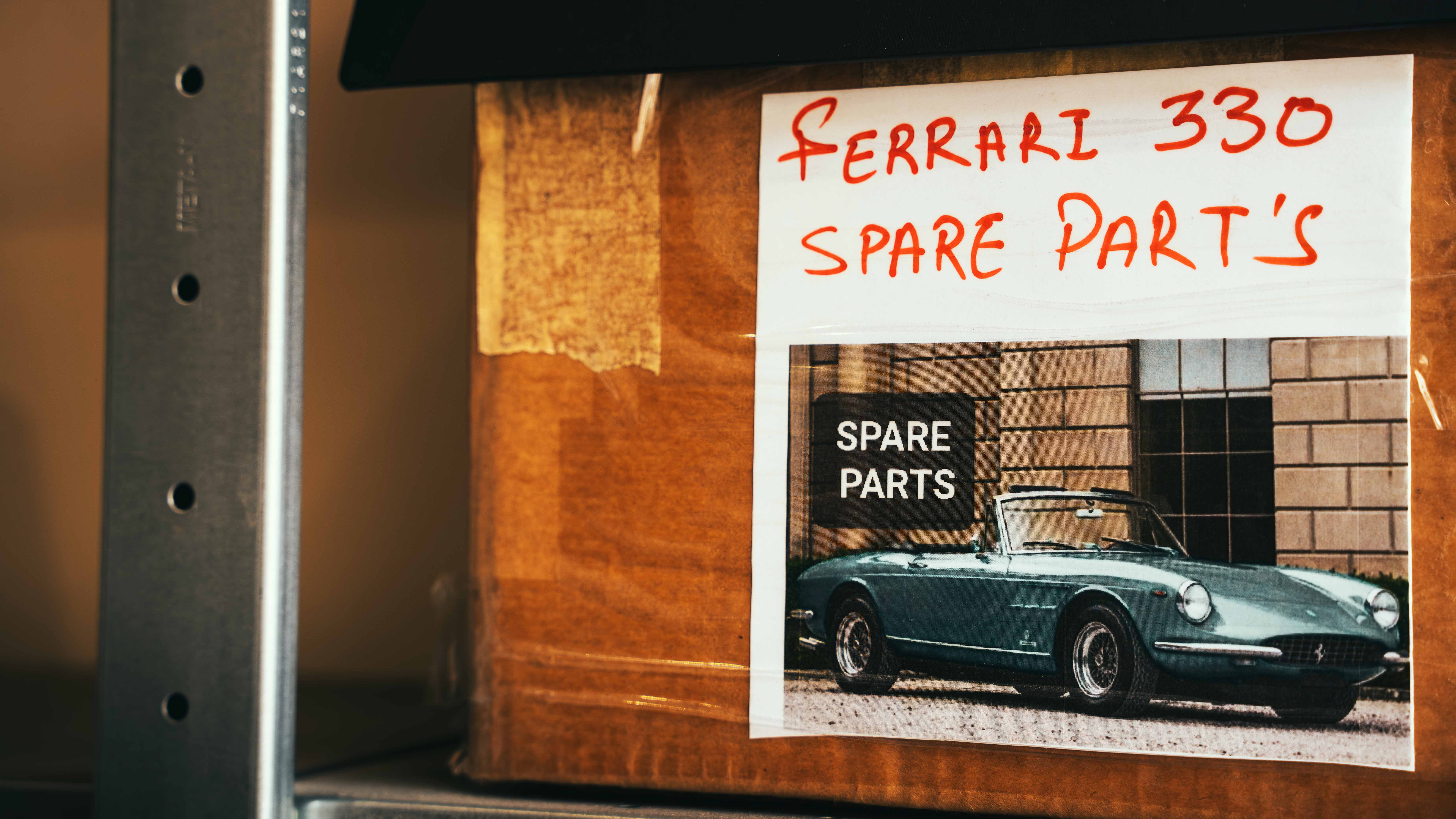 Ferrari 330 spare parts box