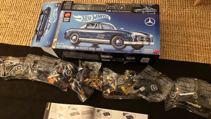Mattel 300 SL Top Gear build