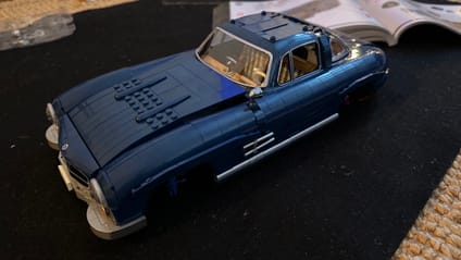 Mattel 300 SL Top Gear build