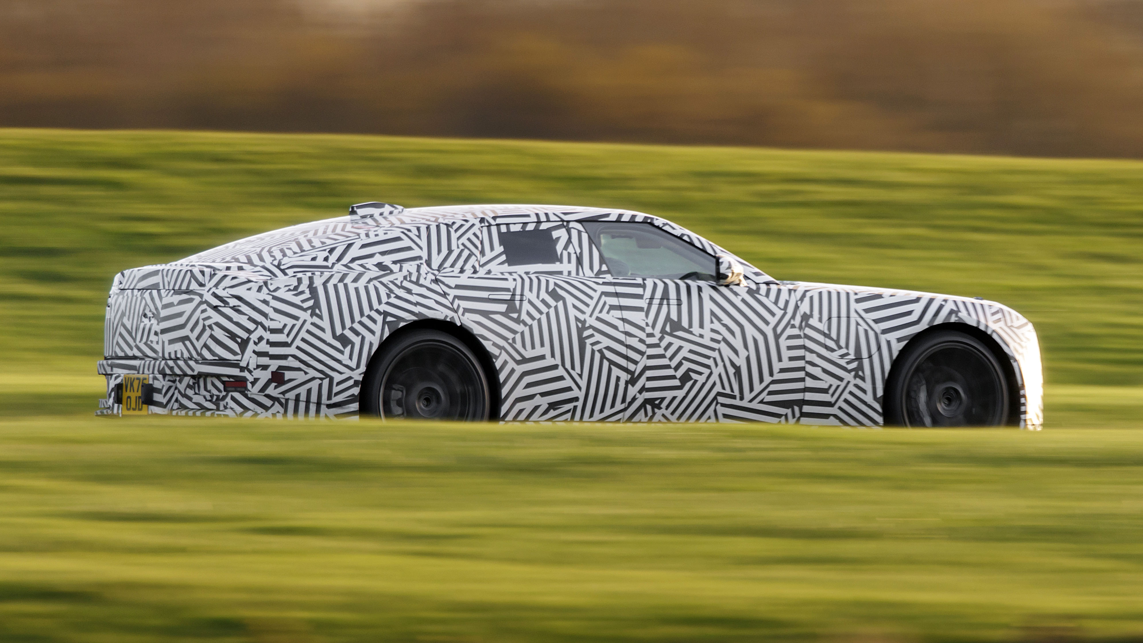 Jaguar electric car passenger ride Top Gear