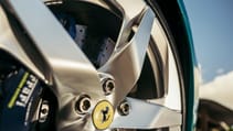 2025 Ferrari Amalfi review milled alloy wheel