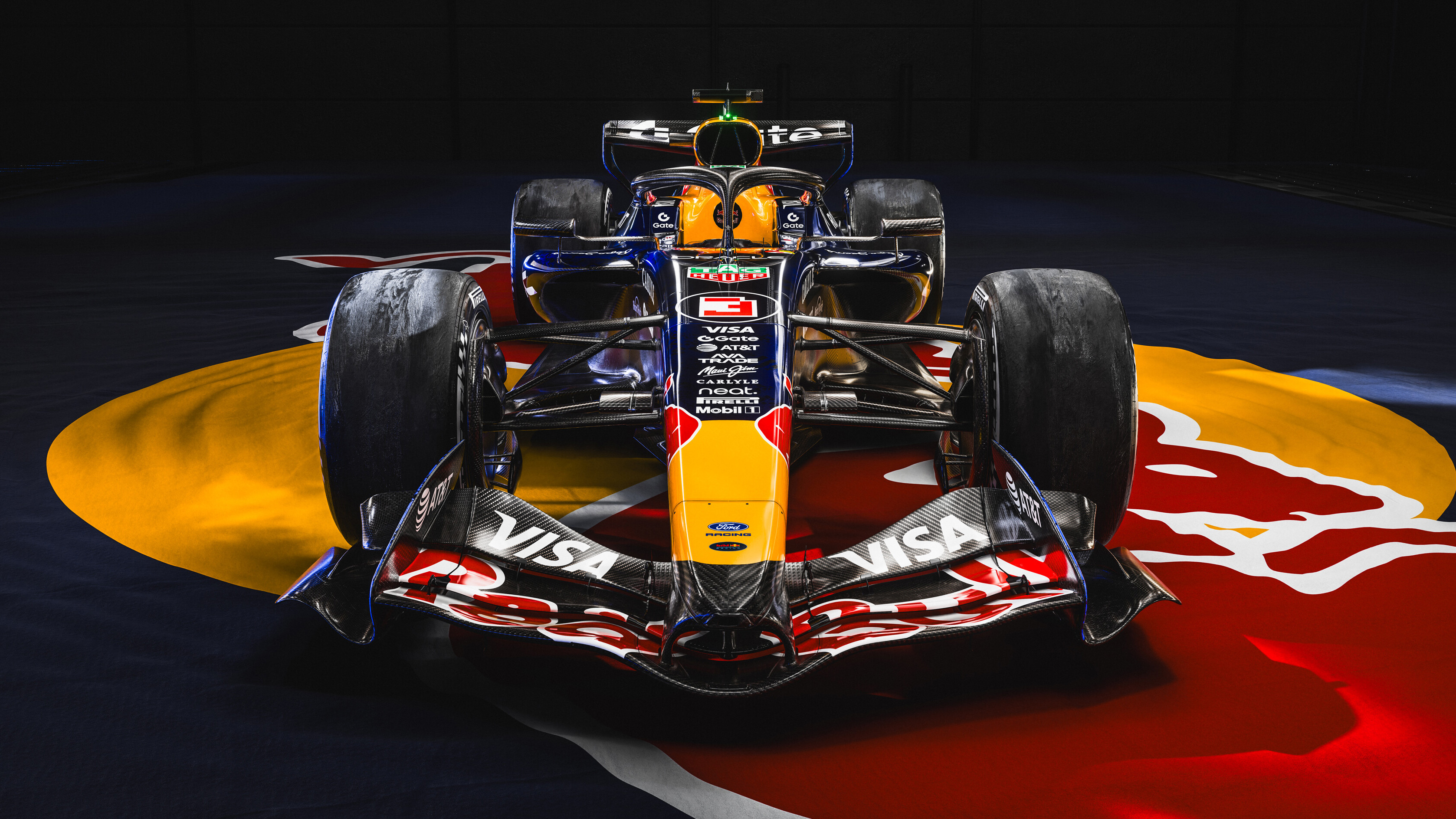 Red Bull F1 livery 2026 pictured from the front