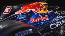 Red Bull F1 livery close up